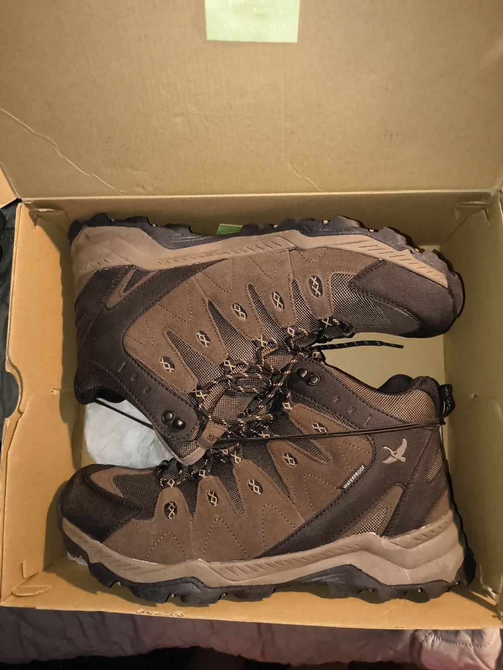 Men's Brown Hiking Boots Size 13